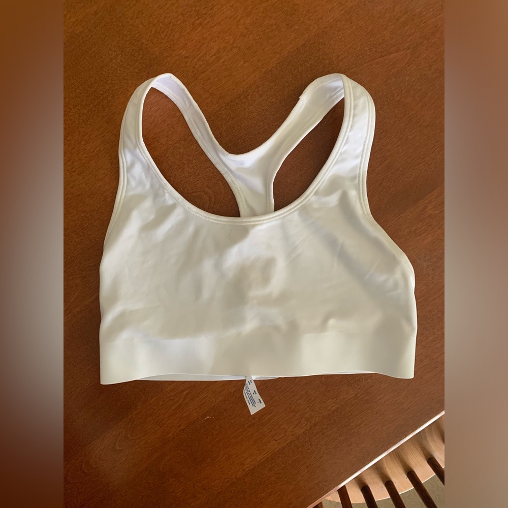 Champion White Sports Bra
